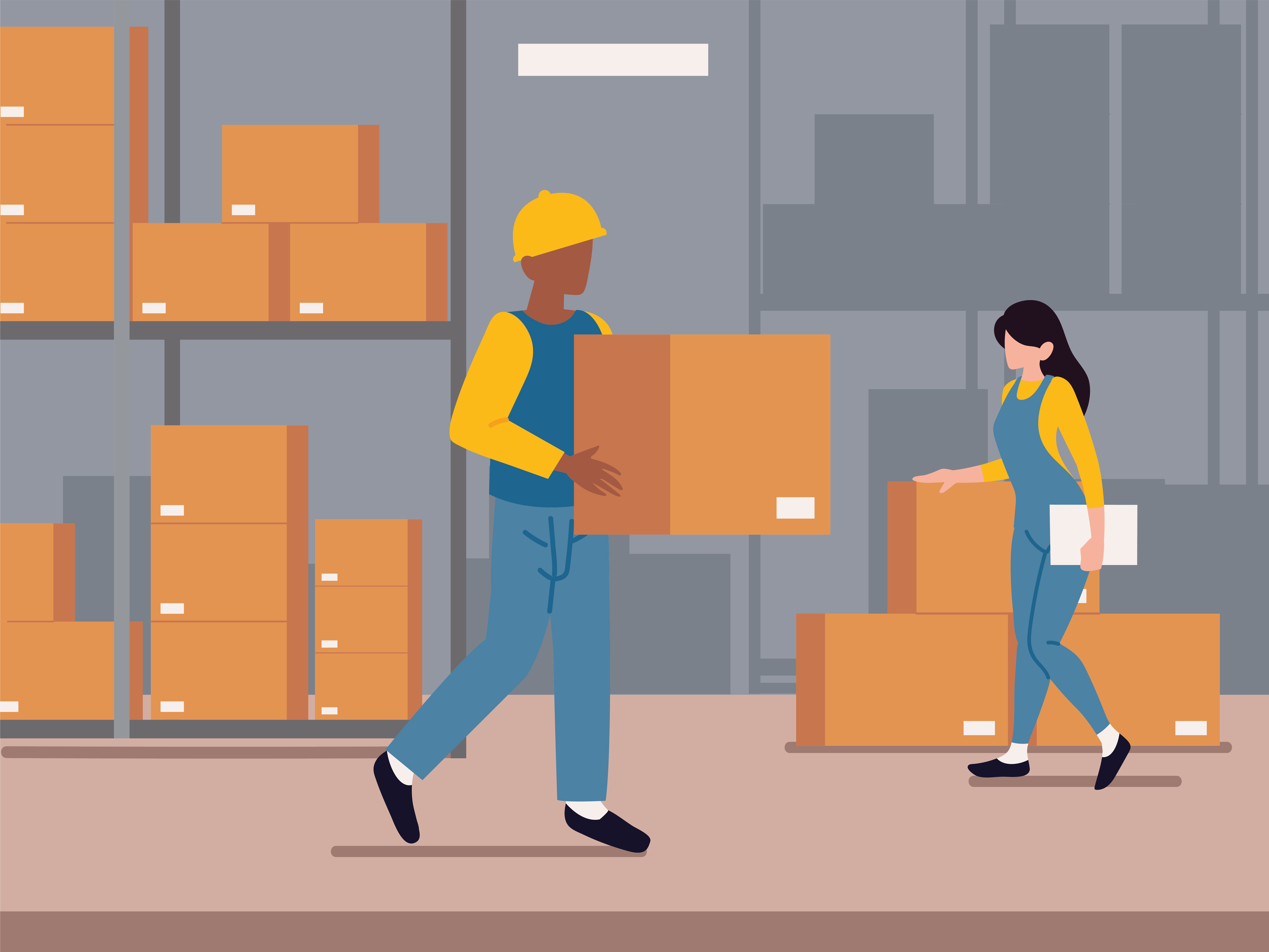 Warehouse pick and pack